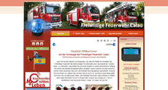 Desktop Screenshot of feuerwehr-calau.de